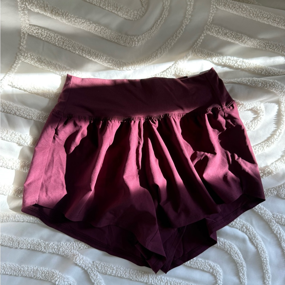 DSG Maroon Flowy Shorts